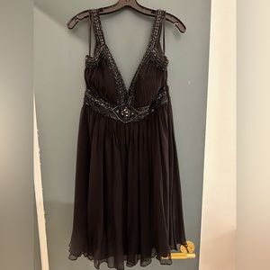 Alberto Makali beaded cocktail dress